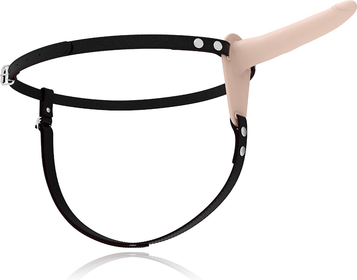 Goedkoopste FETISH SUBMISSIVE HARNESS | Fetish Submissive Silicone Strap-on Vibrator Flesh 15cm