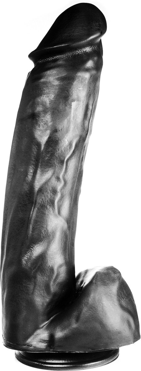 Goedkoopste 515 line - Dildo - Lengte 36 cm - Diameter 8.2 cm - Met Zuignap - Zwart