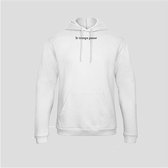 HOODIE LE TEMPS PASSE WHITE (L)