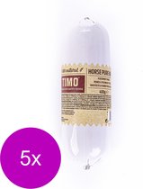 Timo Meat Saucisse Viande de cheval - Snacks pour chiens - 5 x 400 g