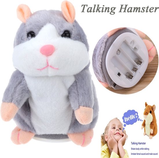 Verward zijn Achternaam scheuren Pratende hamster | Sprekende hamster | Herhaald wat je zegt | Talking  hamster |... | bol.com