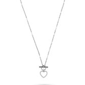 FAVS Dames-Ketting Roestvrijstaal 22 Zirkonia One Size Zilver 32017303