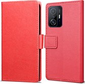 Cazy Xiaomi 11T / 11T Pro hoesje - Book Wallet Case - Rood -