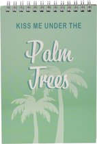 Notitieblok met spiraal Palm Trees