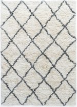 Rhombus grey/white 160x230