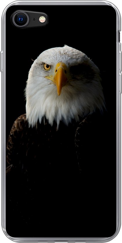 Coque iPhone 7 - Aigle - Vogel - Zwart - Siliconen - Sinterklaas - Noël -  Cadeaux -... | bol.com