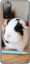 Geschikt voor Samsung Galaxy S20 FE hoesje - Schattige baby-cavia's - Siliconen Telefoonhoesje