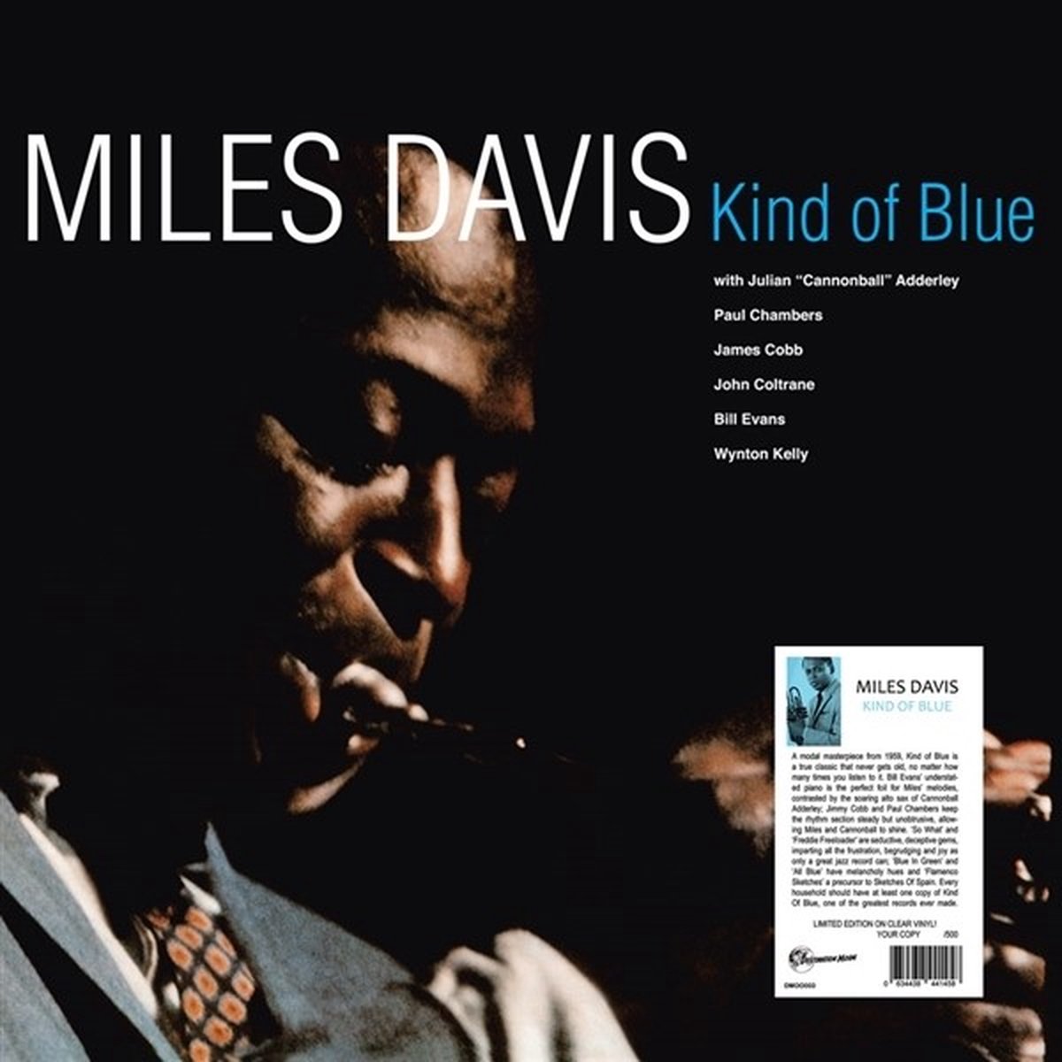 Miles Davis - Kind Of Blue (LP) (Clear Vinyl)