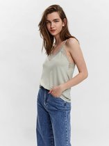 VERO MODA TOPJE VMANA S/L LACE TOP GROEN XS