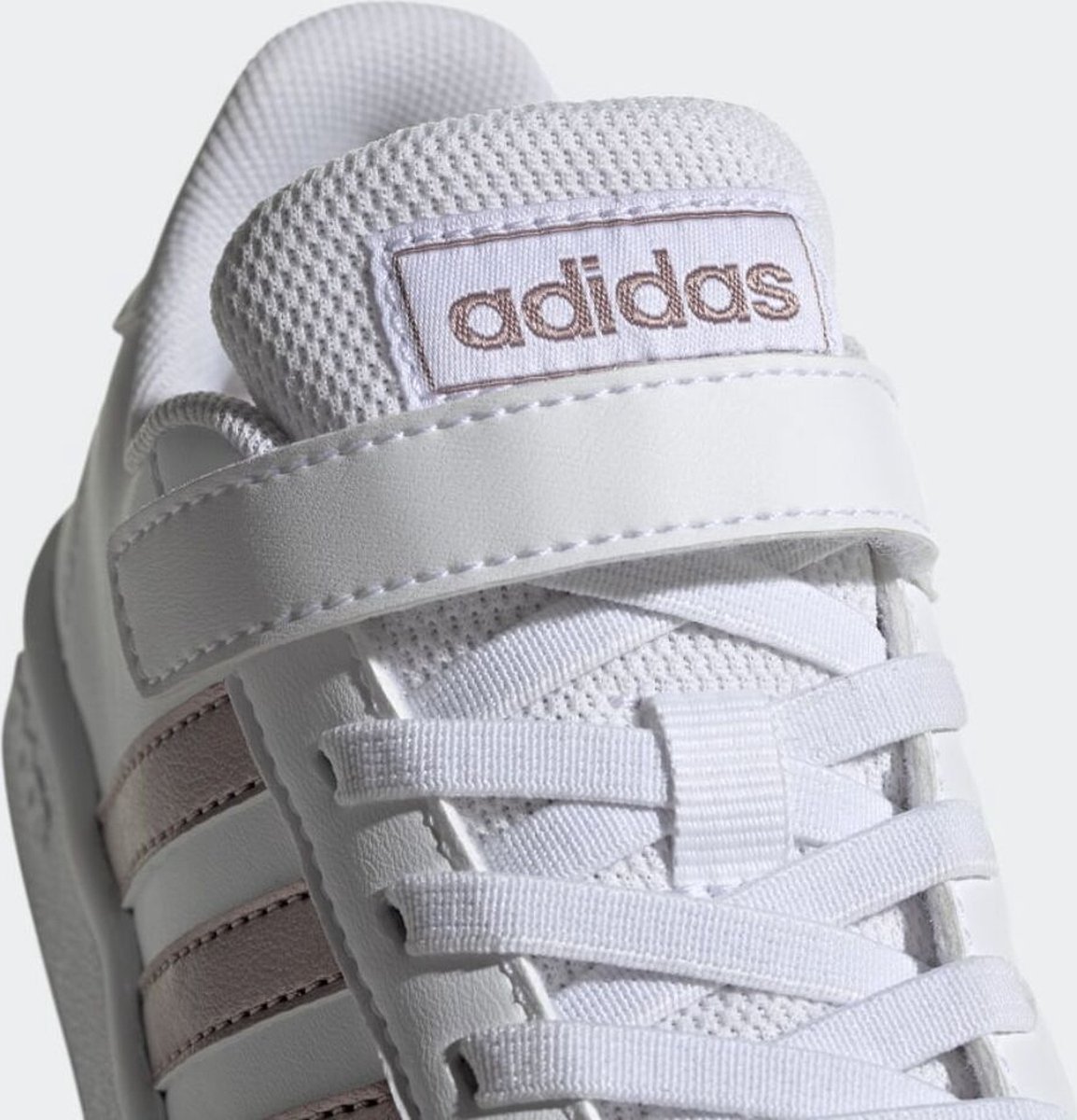 Adidas Grand Court Sneakers Wit/Goud Kinderen | bol.com