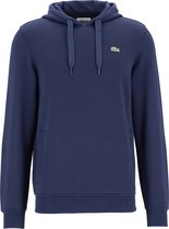 Lacoste heren hoodie sweatshirt - marine blauw -  Maat: M