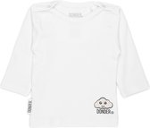 Donder | T-shirt | Lange Mouw | Basic Wit