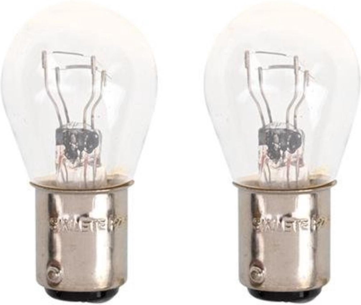 Pro Plus Autolamp - 12 Volt - 21/5 Watt - BAY15D - Wit Licht - 2 stuks