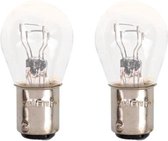 Pro Plus Autolamp - 12 Volt - 21/5 Watt - BAY15D - Wit Licht - 2 stuks
