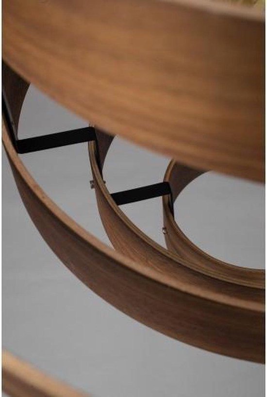 ETH Hanglamp - Plafondlamp Walnut hout - metaal