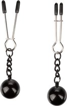 CalExotics - Weighted Tweezer NippleClamps - Bondage / SM Nipple clamps Metaal