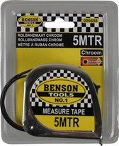 Benson Rolmaat - Meetlint Chroom 5 meter x 19 mm