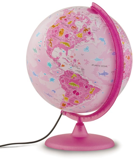 Globe imaginary 30 cm met verlichting NR-0331IMIM-NL