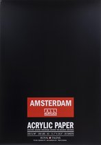 Papier acrylique Amsterdam A3 - 42 x 29,7 cm - 370 g - 20 feuilles - FSCM70