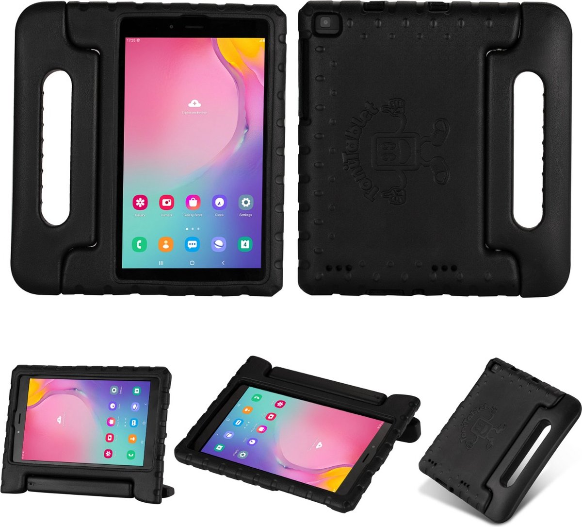 Samsung Galaxy Tab A7 Lite 8.7 inch model 2021 Kinderhoes zwart