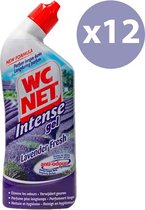 WC Net Lavendel Intense Gel Toiletreiniger - 12 x 750 ml