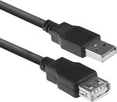 ACT AC3040 câble USB 1,8 m USB 2.0 USB A Noir