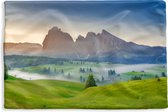 Kussenhoes 60x40 cm - Italië - Berg - Landschap - Katoen / Polyester - Voor Binnen