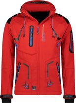 Softshell Jas Heren Met Capuchon Canadian Peak Rood - M