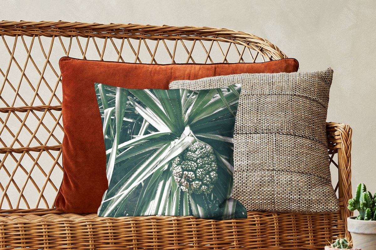 Housse de coussin 40x40 cm Vert mousse KAKTUS