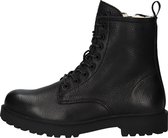 Blackstone WL02 BLACK - LACE UP BOOT - FUR - Vrouw - Black - Maat: 39