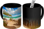 Magische Mok - Foto op Warmte Mok - Ingang naar het strand van Maui in Hawaii - 350 ML