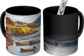 Magische Mok - Foto op Warmte Mok - Rivier stroomt langs bergen - 350 ML