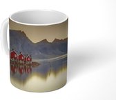Mok - Zonsopkomst op de Lofoten - 350 ML - Beker