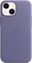 Origineel Apple iPhone 13 Mini Hoesje MagSafe Leather Case Paars