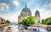 De Berliner Dom op het Museumeiland van Berlijn - Foto op Forex - 60 x 40 cm