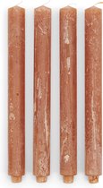 Big Dinner Candle Rustic brown 4p