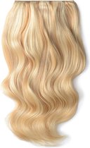 Remy Extensions de cheveux humains Double trame droite 16 - blond 27/613 #