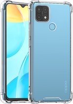 Transparant hoesje voor Oppo A15 - TPU Backcover - Antishock