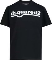 Dsquared2 Logo T-shirt Zwart  Jongens maat 152