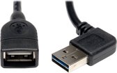 Tripp Lite UR024-18N-RA USB-kabel 0,46 m USB 2.0 USB A Zwart