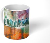 Mok - New York - Olieverf - Schilderij - 350 ML - Beker