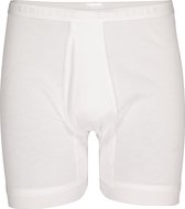 SCHIESSER Original Classics lange short (1-pack) - Doppelripp met gulp - wit - Maat: 5XL