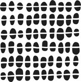 Hobbysjabloon - Template 12x12" 30x30cm stones divided