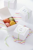 Martha Stewart modern festive white treat box