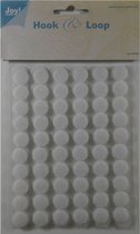 Joy!Crafts Hook & Loop Klittenband sluitingen - Rond - Ø 13mm - 120 stuks