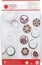Martha Stewart holiday cupcake cookie stencils