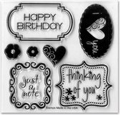 Sizzix Framelits Snijmal Set - W/ Stamps - Birthday & Frames