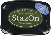 Stazon sneldrogend stempelkussen Olive Green