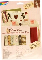 Accordion journal kit 60 stuks. with love