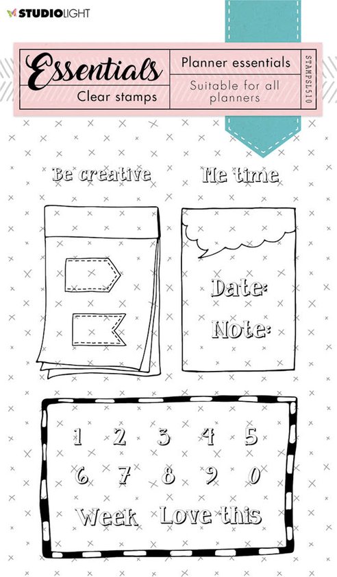 Clear stamps A6 - planner essentials nr. 510